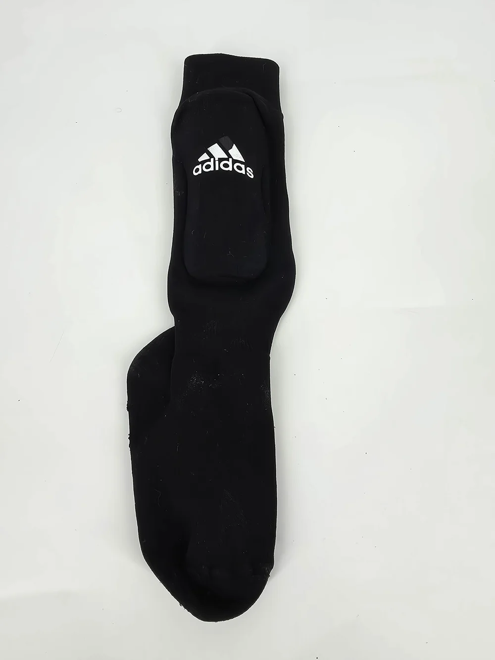 Adidas Youth Soccer Shin Guard Socks Integrated Padded Guard Black
